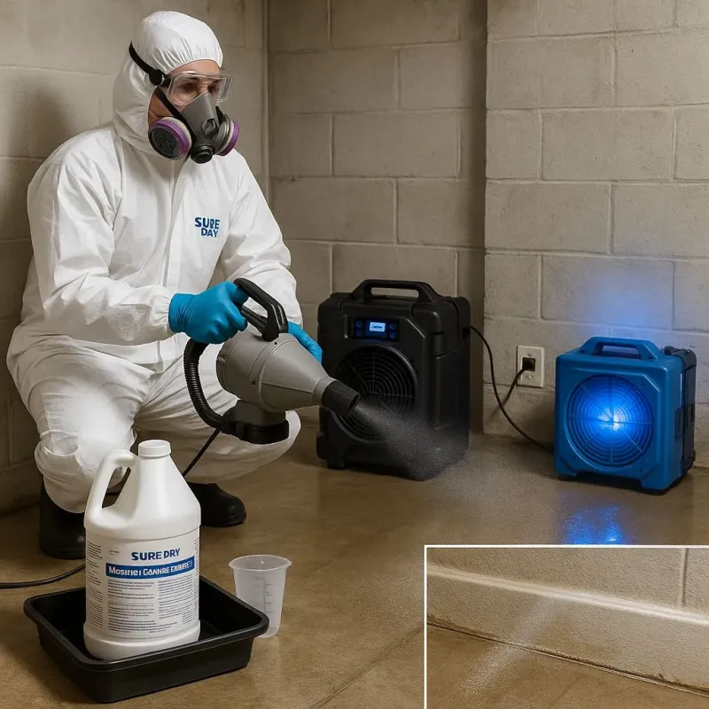 Sanitization and Odor Removal process in Lakeview, MI