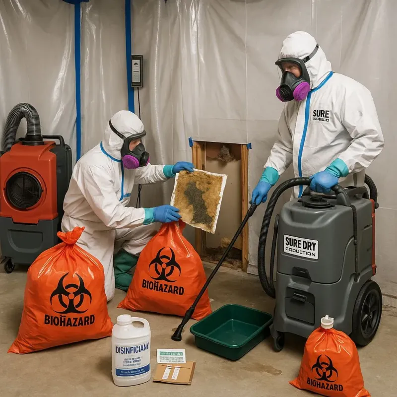 Contaminated Water Handling Protocols process in Lakeview, MI