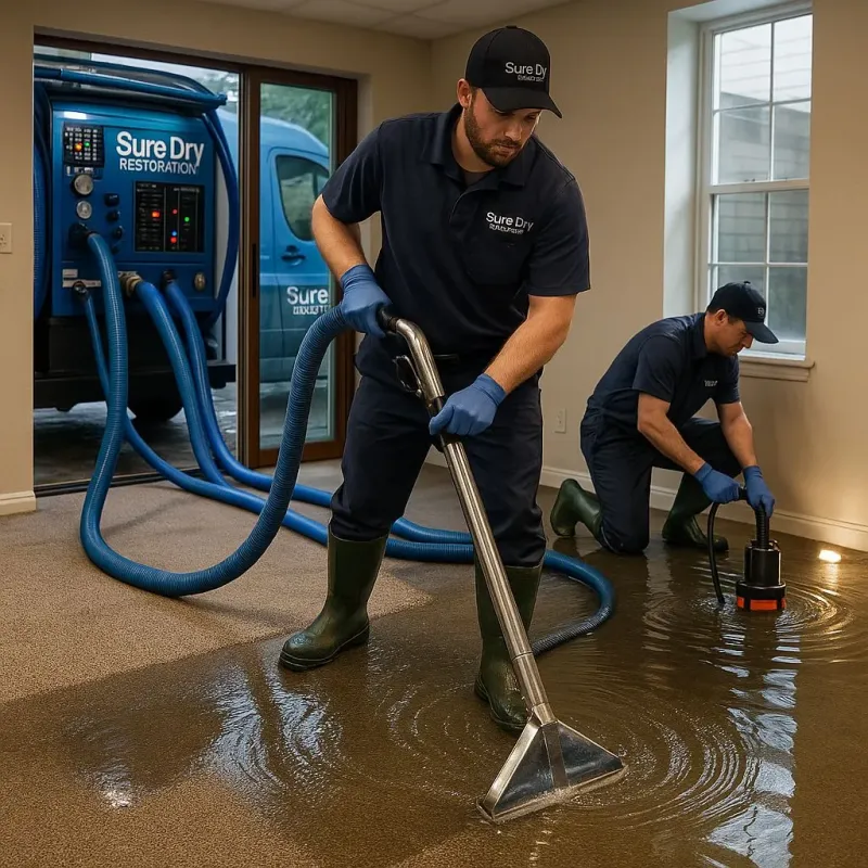 Water Extraction and Removal process in Lakeview, MI
